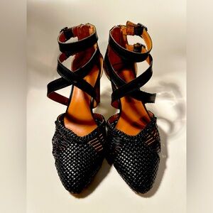 Lucky Brand strappy heels size 8